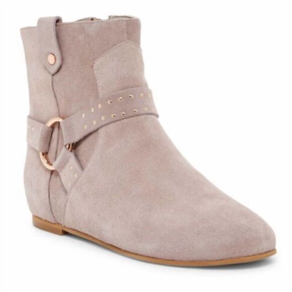 Ted Baker Sonoar booties, lavender and rose gold studded 38 - Picture 1 of 14